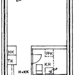 Rent 1 bedroom apartment of 31 m² in Kerava