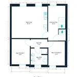  appartement avec 2 chambre(s) en location à Ambresin