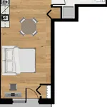 2 bedroom apartment of 419 sq. ft in Sherbrooke