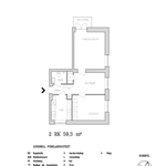 Hyr ett 2-rums lägenhet på 59 m² i Gävle