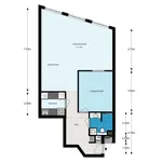 Huur 1 slaapkamer appartement van 70 m² in Amsterdam