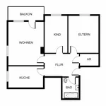 Rent 2 bedroom apartment of 58 m² in Gelsenkirchen