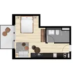 Miete 2 Schlafzimmer wohnung von 29 m² in Berlin