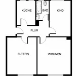 Miete 3 Schlafzimmer wohnung von 60 m² in Gelsenkirchen