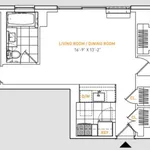 Rent 2 bedroom apartment of 72 m² in New York