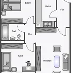 Miete 3 Schlafzimmer wohnung von 74 m² in Münster