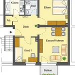 Miete 3 Schlafzimmer wohnung von 60 m² in Detmold