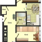 Miete 3 Schlafzimmer wohnung von 77 m² in Kreuztal