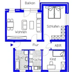 Miete 3 Schlafzimmer wohnung von 73 m² in Minden