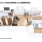 Pronajměte si 3 ložnic/e byt o rozloze 59 m² v Šumperk