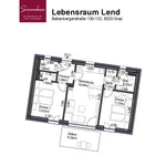 Miete 3 Schlafzimmer wohnung von 54 m² in Graz