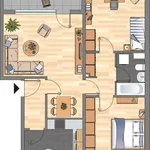 Miete 3 Schlafzimmer wohnung von 70 m² in Wolfsburg