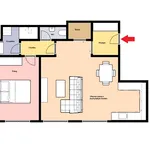 Rent 2 bedroom apartment of 63 m² in Prague