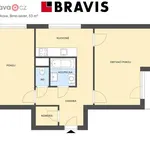 Rent 3 bedroom apartment of 53 m² in Brno