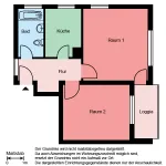 Miete 2 Schlafzimmer wohnung von 50 m² in Iserlohn