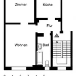 Miete 2 Schlafzimmer wohnung von 58 m² in Essen