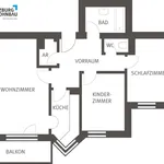 Geförderte 3-Zimmerwohnung mit hoher Wohnbeihilfe oder Mietzinsminderung mit Balkon und Tiefgarage