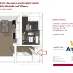 Pronajměte si 1 ložnic/e byt o rozloze 38 m² v Hluboká nad Vltavou