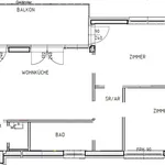 Miete 1 Schlafzimmer wohnung von 74 m² in Wien