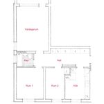 Rent 3 rooms apartment of 66 m², in Broby