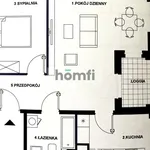 Rent 2 bedroom apartment of 54 m² in Łódź