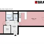 Rent 2 bedroom apartment of 62 m² in Brno