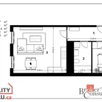 Pronájem, byty/2+kk, 53.5 m2, Říční 2368/5, Předměstí, 56802 Svitavy, Svitavy [ID 62996]