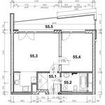 Pronajměte si 2 ložnic/e byt o rozloze 60 m² v Capital City of Prague