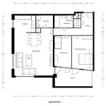 Rent 2 bedroom apartment of 87 m² in Tilburg