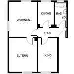 Miete 3 Schlafzimmer wohnung von 51 m² in Bergkamen