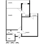 Miete 2 Schlafzimmer wohnung von 55 m² in Mönchengladbach