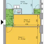 Miete 2 Schlafzimmer wohnung von 49 m² in Berlin