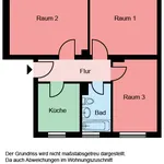 Miete 3 Schlafzimmer wohnung von 59 m² in Castrop-Rauxel