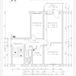 Rent 3 bedroom apartment of 58 m² in Chemnitz