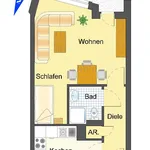 Miete 1 Schlafzimmer wohnung von 35 m² in Detmold