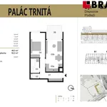 Pronajměte si 2 ložnic/e byt o rozloze 52 m² v Brno