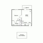 Rent 1 bedroom apartment in Kilda