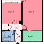 Miete 2 Schlafzimmer wohnung von 61 m² in Dortmund