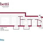 Affitto 3 camera appartamento di 75 m² in Naples