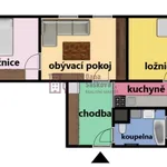 Pronajměte si 3 ložnic/e byt o rozloze 66 m² v Jindřichův Hradec