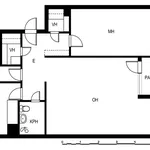 Vuokraa 3 makuuhuoneen asunto, 74 m² paikassa Hameenlinna