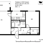 Rent 2 bedroom apartment of 48 m² in Tampere