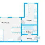 Miete 1 Schlafzimmer wohnung von 45 m² in Berlin