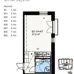 Rent 1 bedroom apartment of 31 m² in Jyväskylä