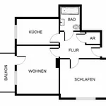 Rent 2 bedroom apartment of 60 m² in Gelsenkirchen