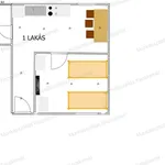 Rent 1 bedroom apartment of 36 m² in Kecskemét