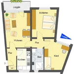 Miete 3 Schlafzimmer wohnung von 68 m² in Lippstadt