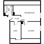 Miete 3 Schlafzimmer wohnung von 54 m² in Gelsenkirchen