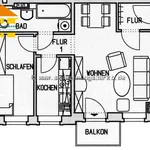 Rent 2 bedroom apartment of 41 m² in Chemnitz