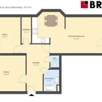 Rent 3 bedroom apartment of 86 m² in Brno